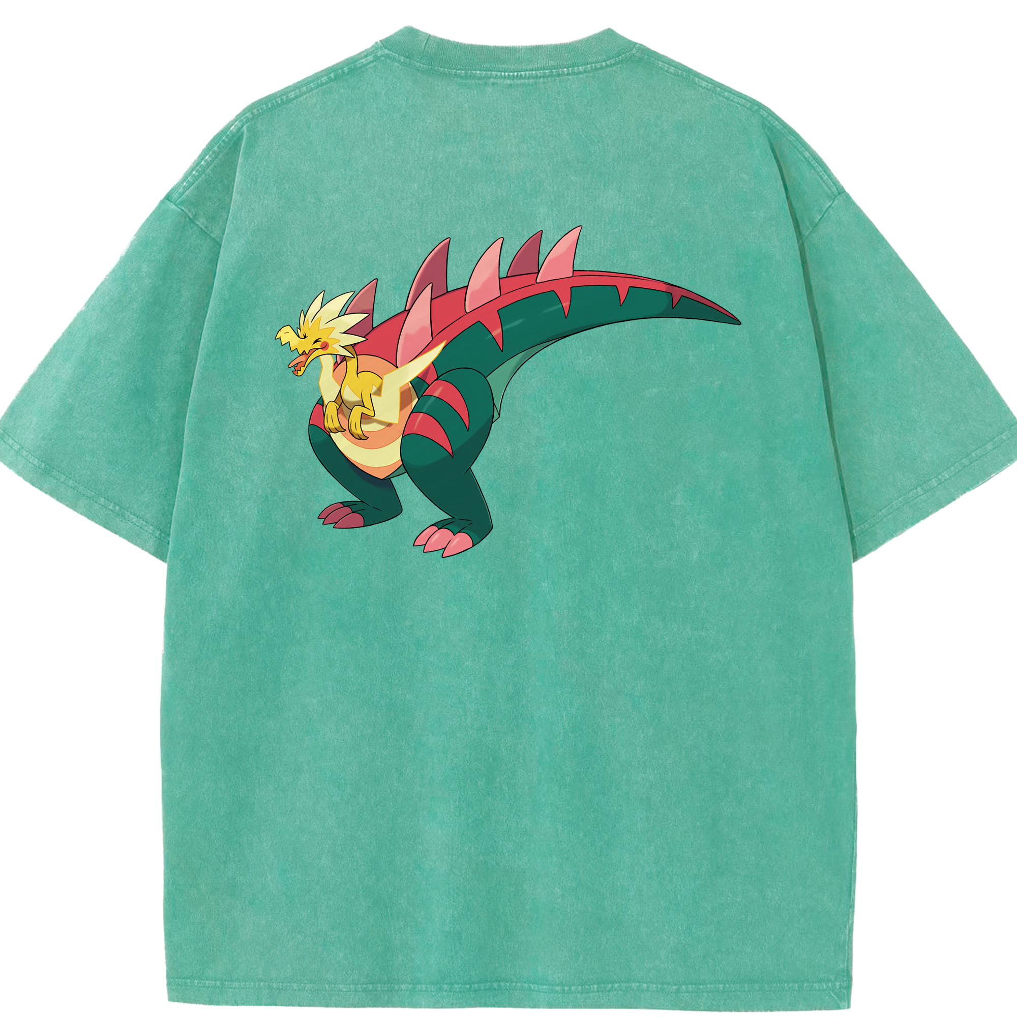 （画像用） ポケットモンスター Pokémon 綿100% ヴィンテージ風 半袖Tシャツ（背面プリント）